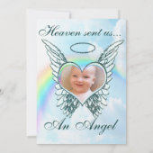 Angel Wings en Heart Kaart (Achterkant)