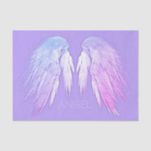 ANGEL WINGS Fairy Paars Custom Name