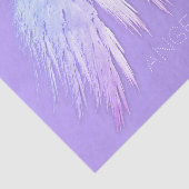 ANGEL WINGS Fairy Paars Custom Name Tissuepapier (Detail)