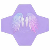 ANGEL WINGS Fairy Paars Custom Name Voetbal (Enkel)