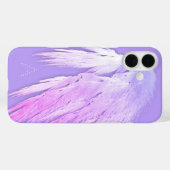 ANGEL WINGS Fairy Paars Monogram Case-Mate iPhone Case (Achterkant (horizontaal))