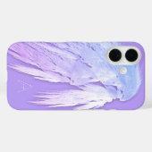 ANGEL WINGS Fairy Paars Monogram Case-Mate iPhone Case (Achterkant (horizontaal))