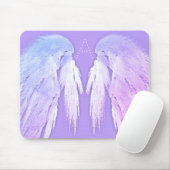 ANGEL WINGS Fairy Paars Monogram Muismat (Met muis)