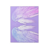ANGEL WINGS Fairy Paars Monogram Notitieblok (Linkerzijde)