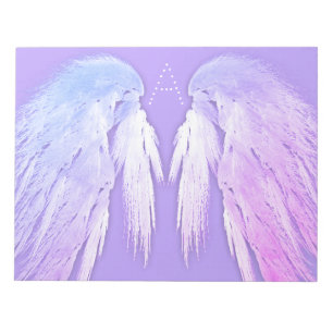 ANGEL WINGS Fairy Paars Monogram Notitieblok