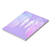 ANGEL WINGS Fairy Paars Monogram Notitieblok (Linkerzijde)