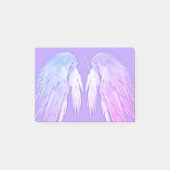 ANGEL WINGS Fairy Paars Monogram Post-it® Notes (Voorkant)