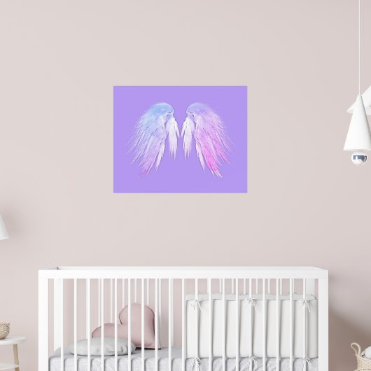 ANGEL WINGS Fairy Paars Poster (Kinderkamer 2)