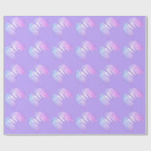 ANGEL WINGS Fairy Paars Sweet 16 Cadeaupapier (Vlak)