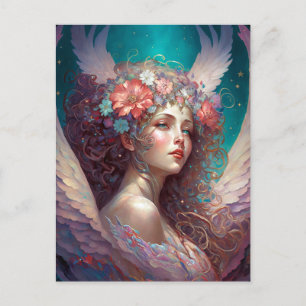 Angel Wings Fantasy Art Briefkaart
