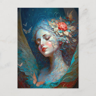 Angel Wings Fantasy Art Briefkaart