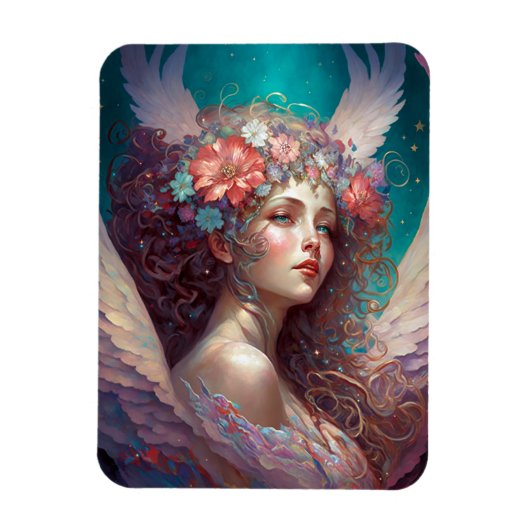 Angel Wings Fantasy Art Magneet (Verticaal)