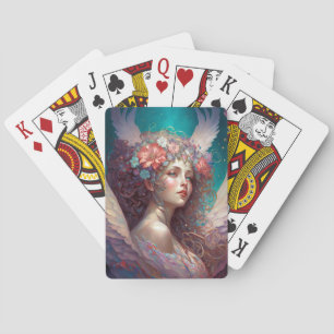 Angel Wings Fantasy Art Pokerkaarten