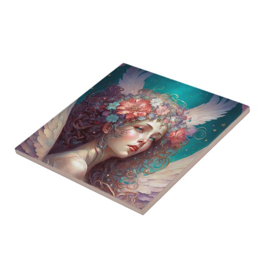 Angel Wings Fantasy Art Tegeltje (Zijkant)