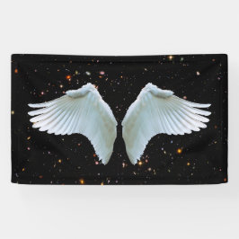 Angel Wings foto achtergrond Spandoek