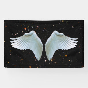 Angel Wings foto achtergrond Spandoek