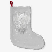 ANGEL WINGS 'Geloof' Heart Starry Sparkle Kleine Kerstsok (Voorkant)