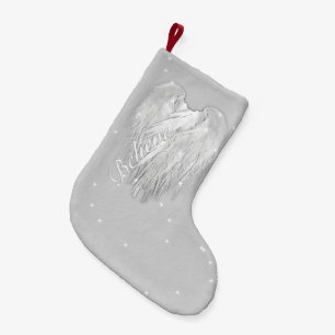 ANGEL WINGS 'Geloof' Heart Starry Sparkle Kleine Kerstsok