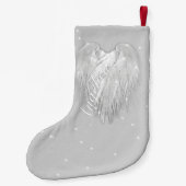ANGEL WINGS 'Geloof' Heart Starry Sparkle Kleine Kerstsok (Achterkant)