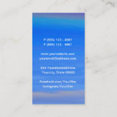 Angel Wings Gewikkeld rond een Visitekaartje van h (Achterkant)