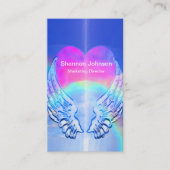 Angel Wings Gewikkeld rond een Visitekaartje van h (Voorkant)