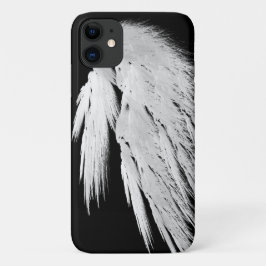 ANGEL WINGS Grey Touch Feathers Rechts iPhone 11 Hoesje