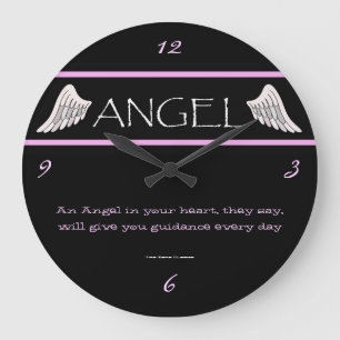 Angel Wings Grote Wandkast Klok