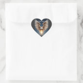 Angel Wings Hart Sticker (Tas)