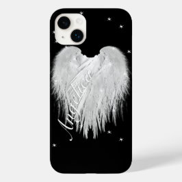 ANGEL WINGS Heart Black Sterrennacht Case-Mate iPhone Case