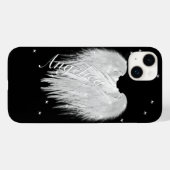 ANGEL WINGS Heart Black Sterrennacht Case-Mate iPhone Case (Achterkant (horizontaal))