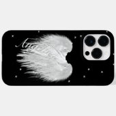ANGEL WINGS Heart Black Sterrennacht Case-Mate iPhone Case (Achterkant (horizontaal))