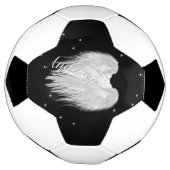 ANGEL WINGS Heart Black Sterrennacht Voetbal (Gedraaid)