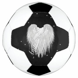 ANGEL WINGS Heart Black Sterrennacht Voetbal