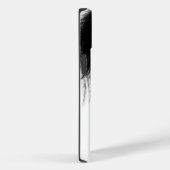 ANGEL WINGS HEART Black+White Slechts een half boz Case-Mate iPhone Case (Achterkant / Rechts)