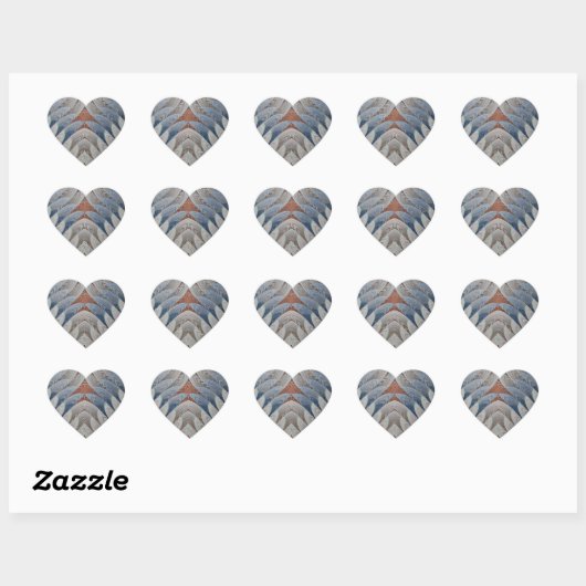 Angel Wings Heart Stickers (Vel)