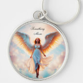 Angel wings heaven goddelijk goud mooie vlieg sleutelhanger (Voorkant)