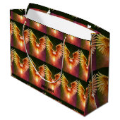 Angel Wings Heldere Kleurrijke Gift Bag Groot Cadeauzakje (Achterkant Gekanteld)