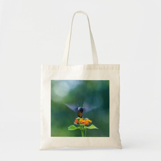 Angel Wings Hummingbird Tote Bag (Voorkant)