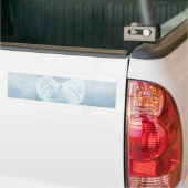 Angel Wings in Cloudy Blue Sky Bumpersticker (Op Truck)