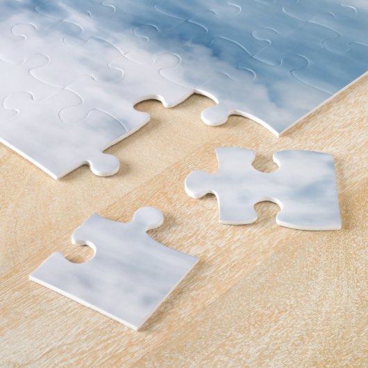 Angel Wings in Cloudy Blue Sky Legpuzzel (Zijkant)