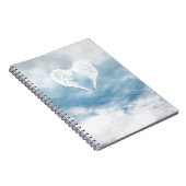 Angel Wings in Cloudy Blue Sky Notitieboek (Rechterzijde)
