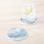 Angel Wings in Cloudy Blue Sky Zandsteen Onderzetter (Zijkant)