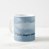 Angel Wings in de wolken 15 oz. Mok (Voorkant links)