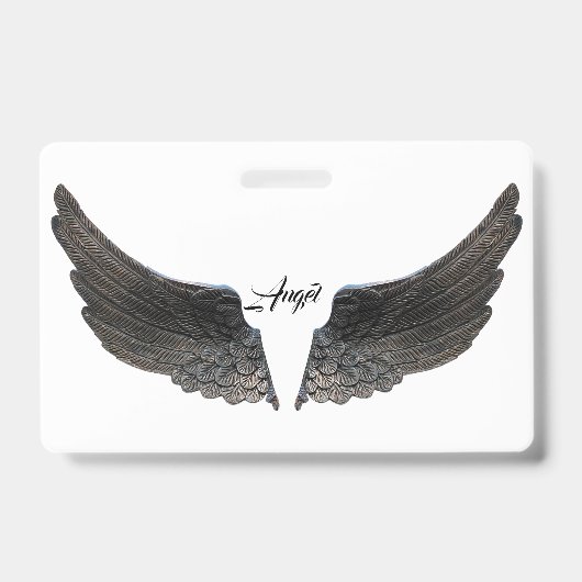 Angel Wings Keepomwille Memory Love Destiny Destin Badge (Voorkant)