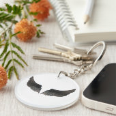 Angel Wings Keepsake Memory Love Destiny's Sleutelhanger (Voorkant Rechts)