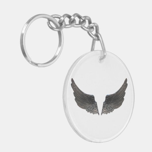 Angel Wings Keepsake Memory Love Destiny's Sleutelhanger (Voorkant Links)