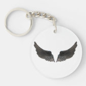 Angel Wings Keepsake Memory Love Destiny's Sleutelhanger (Voorkant)