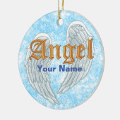 Angel Wings Keramisch Ornament (Links)