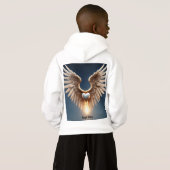 Angel Wings Kinderen Pullover Hoodie (Achterkant volledig)