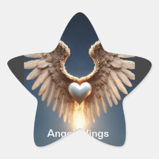 Angel Wings Kleine Matte Star Stickers